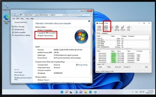 Windows 7 SP1 系统运行 v2rayN 兼容版与环境补丁